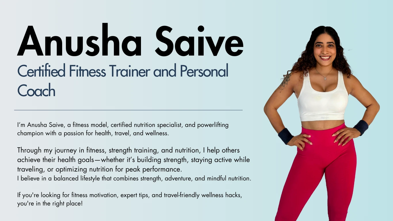 Anusha Saive - Certified Fitness Trainer
